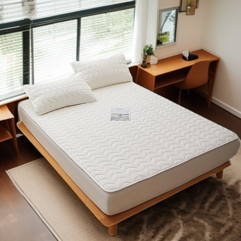 면 전체 매트리스 쿠션 가정용 침실 싱글 항균 요 미끄럼 방지 매트리스 순면 얇은 매트 접이식