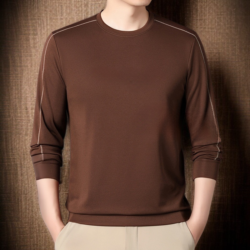 남성복 중청 라운드 맨투맨 기모 트레이닝 기모 캐주얼 패션 긴팔 티셔츠