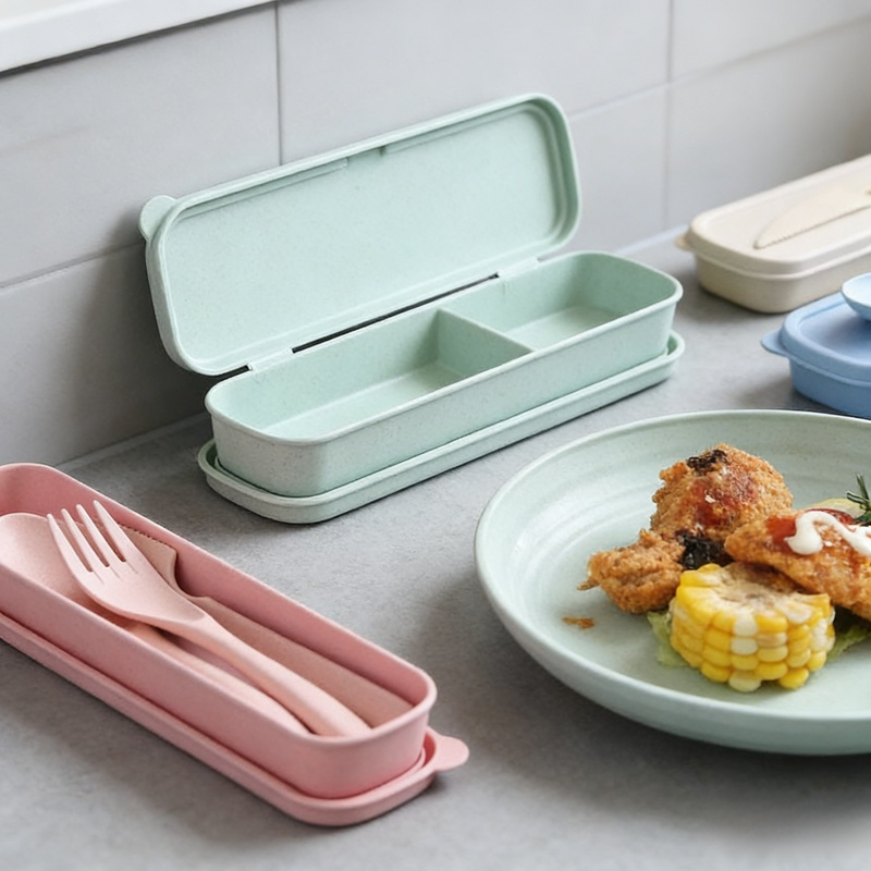 成人可擕式塑膠刀叉勺三件套