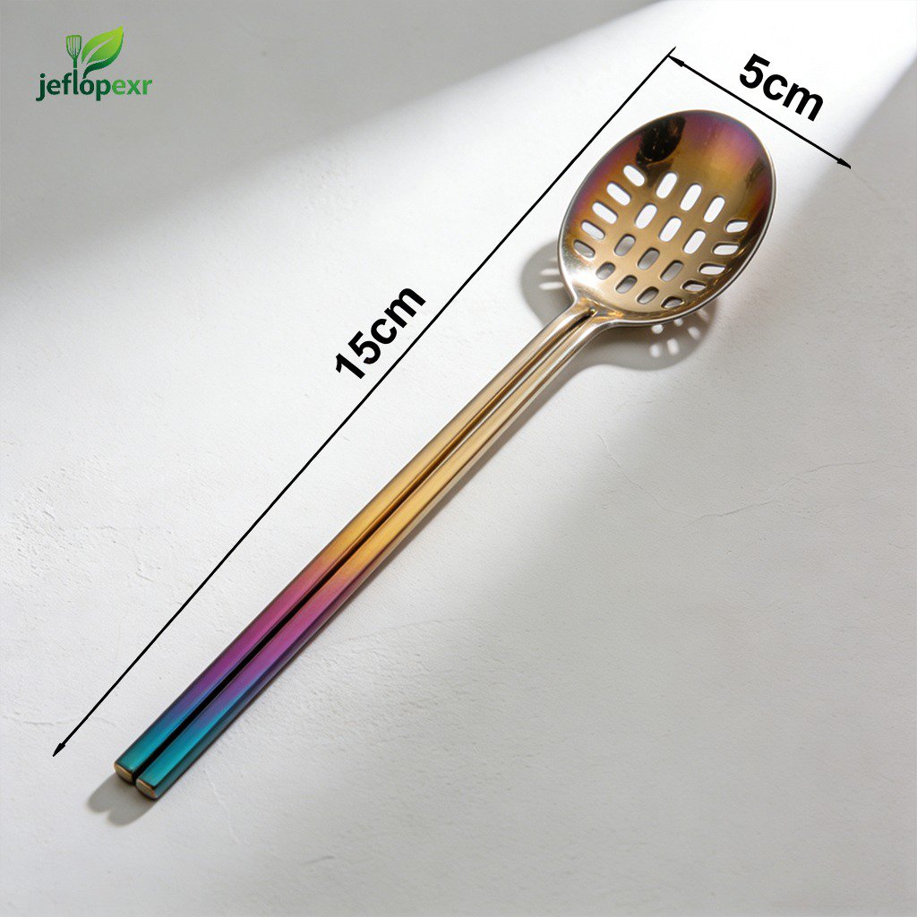 Cucharas de drenaje duraderas y fáciles de limpiar