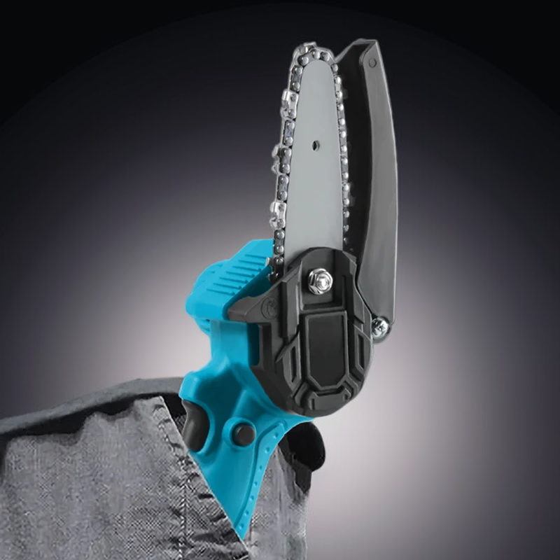 4インチのゴムコーティングされた片手リチウムチェーンソー