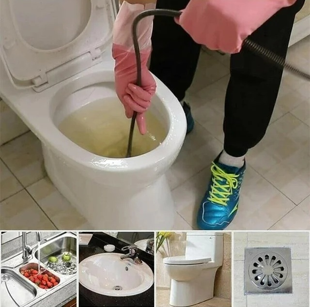 Drain kotrási rugós duguláselhárítás eszköz