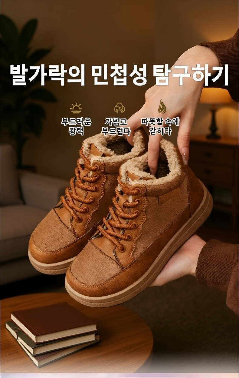 눈길에서도 미끄럼 방지 기능이 뛰어난 부츠