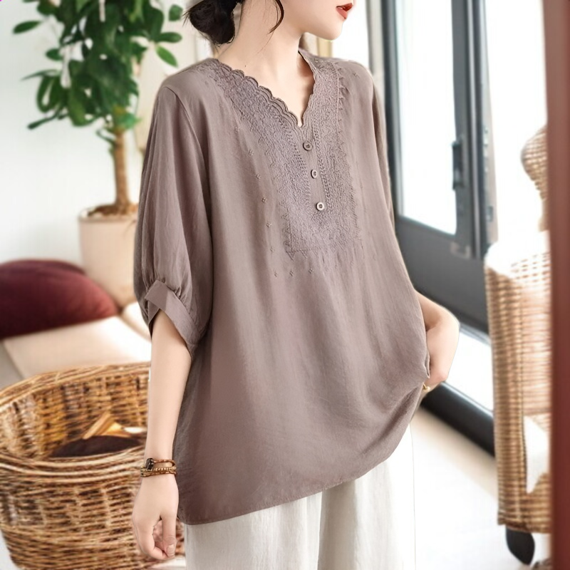 여름용 여성 빅사이즈 반팔 티셔츠