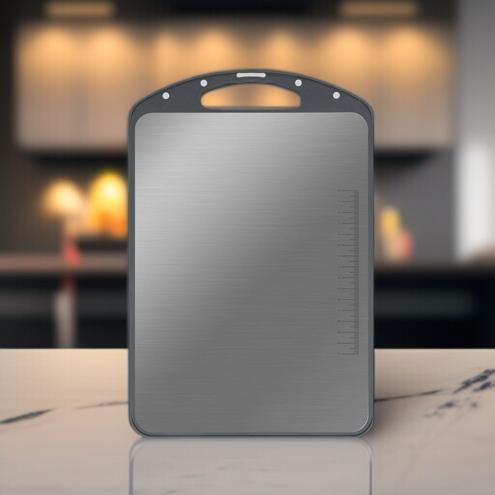 ステンレス製両面まな板