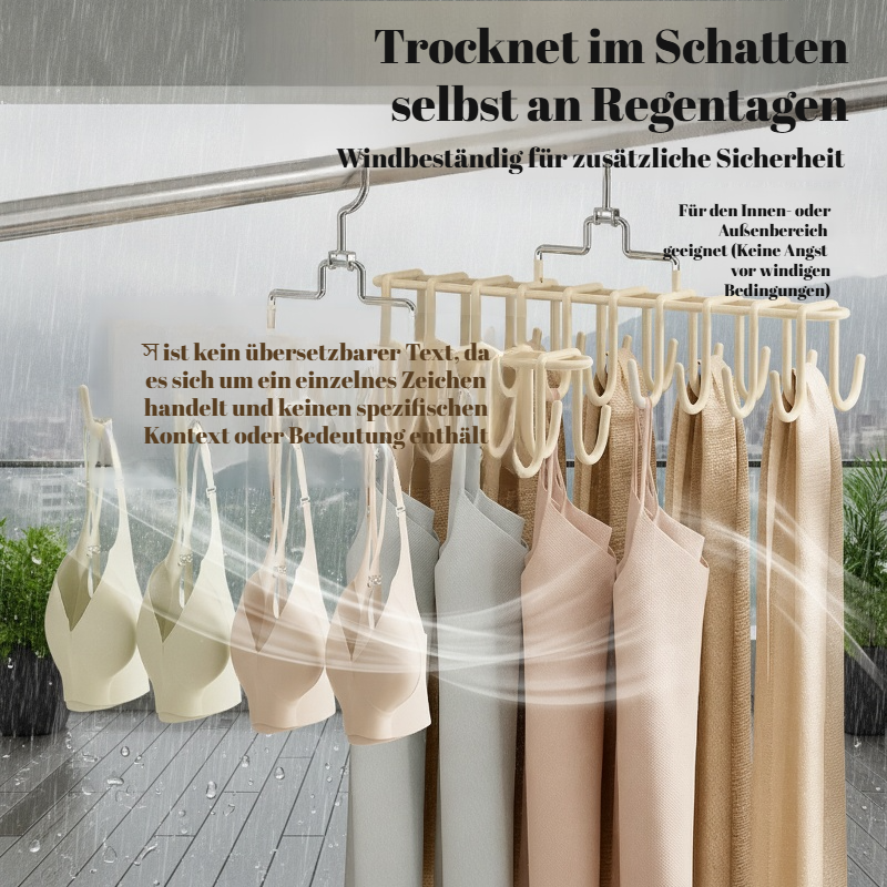 Ordnung im Kleiderschrank mit 20 Haken
