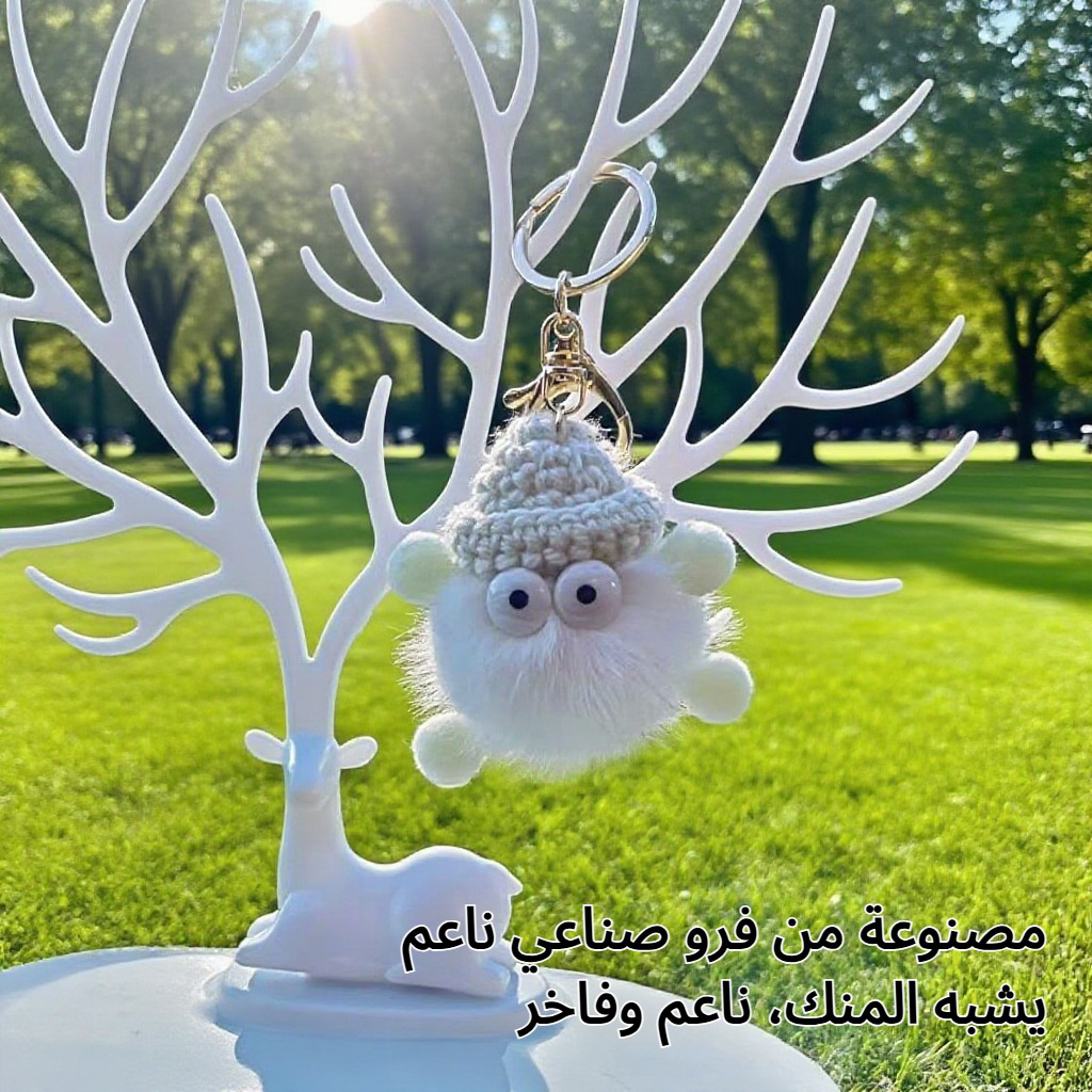 كرات الفحم الصغيرة قلادة قزم لطيف