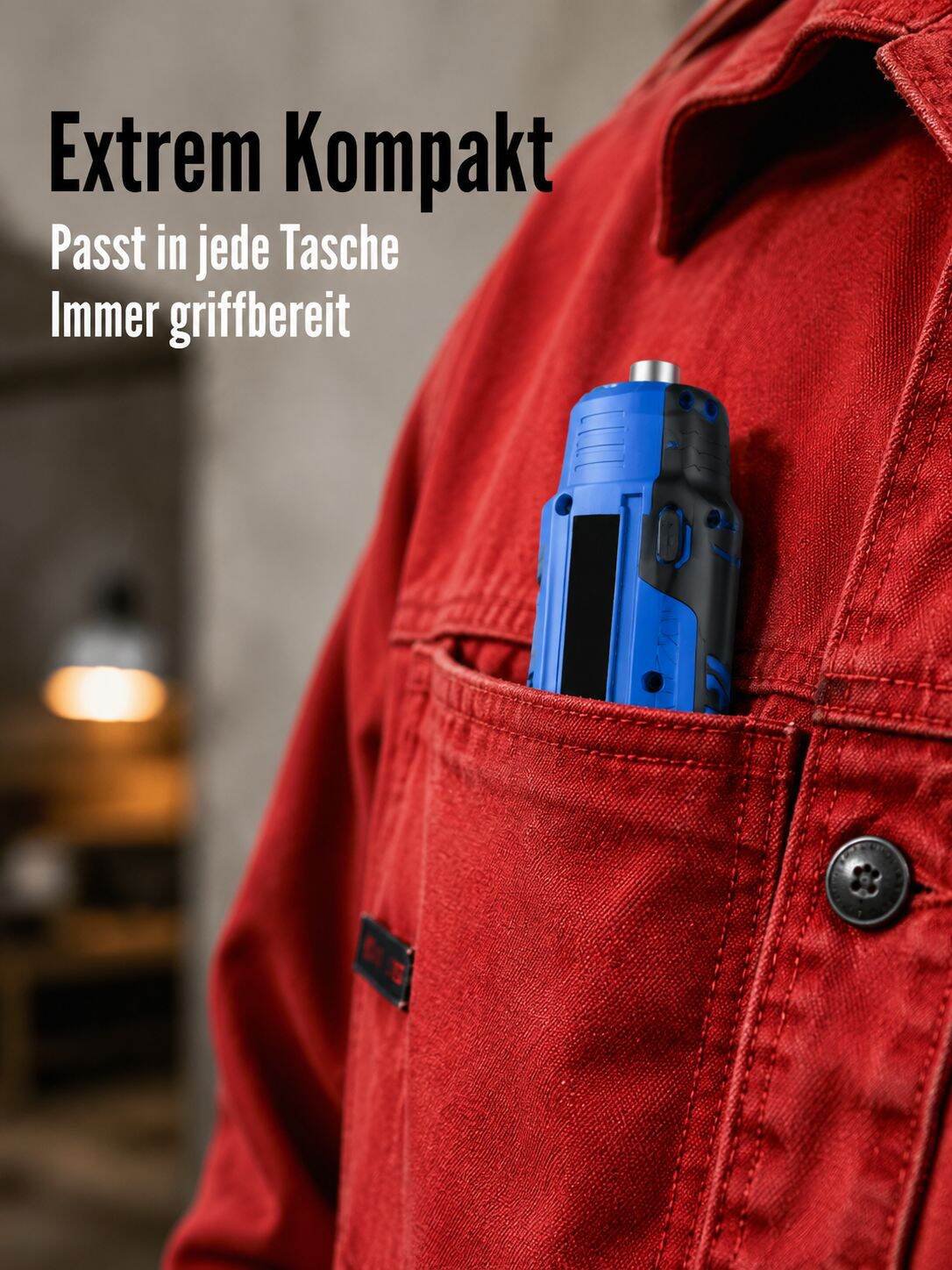 Einfache Aufbewahrung und Transport des Schraubensets