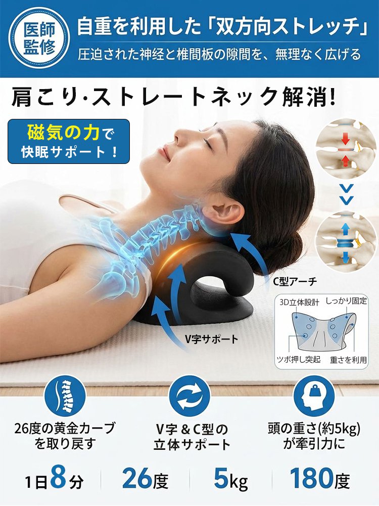 【黄金カーブへ】ネックストレッチャー