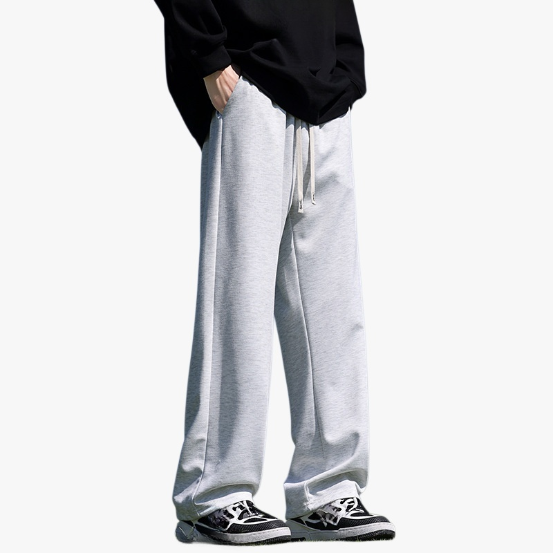 남자 봄가을 와이드 일자 트레이닝 팬츠 일자 팬츠