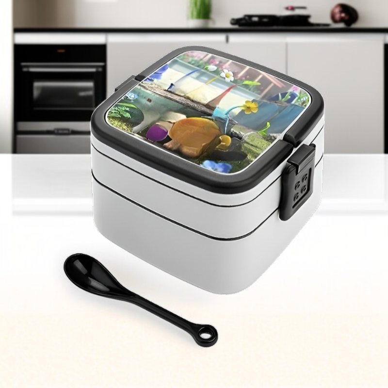 صندوق طعام مزدوج الطبقات محمول