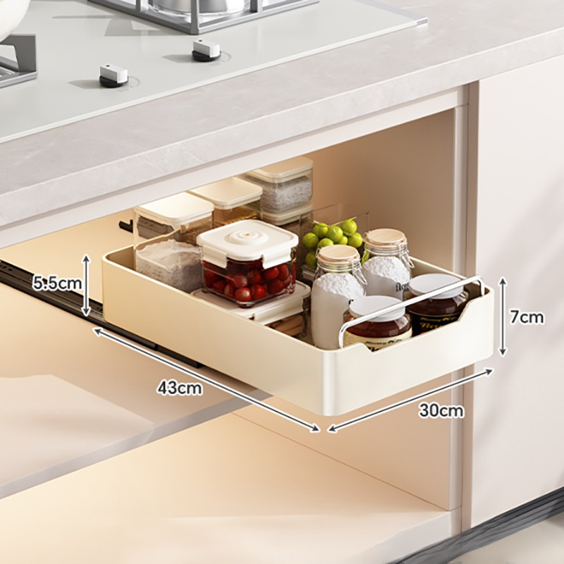 キッチン多層引き出し収納バスケット