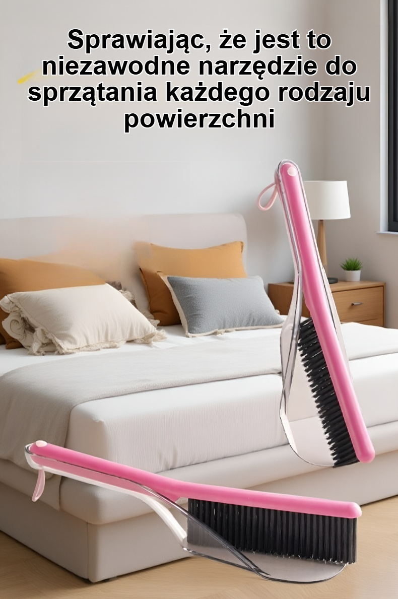 Podnośnik szczotkowy 2 w 1 w użyciu