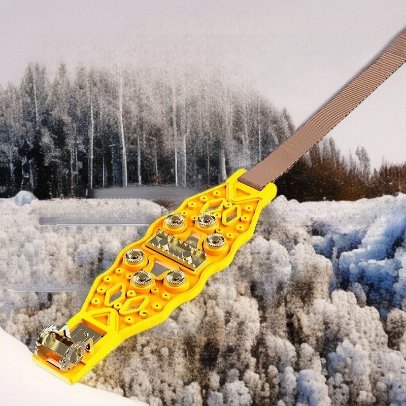 Cadenas de nieve de invierno engrosadas