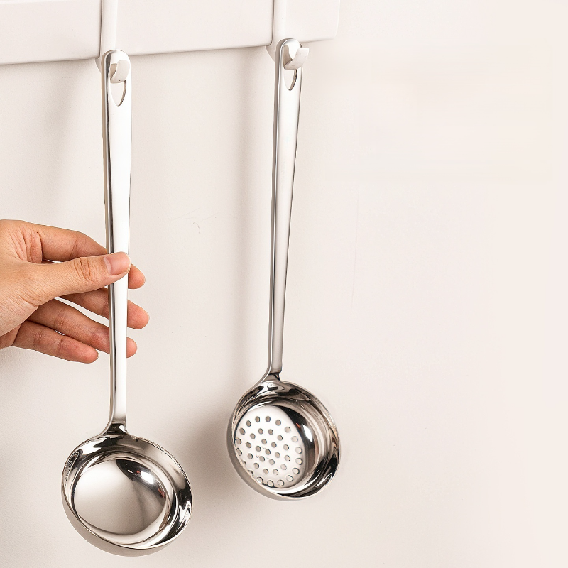 Stainless steel soup spoon