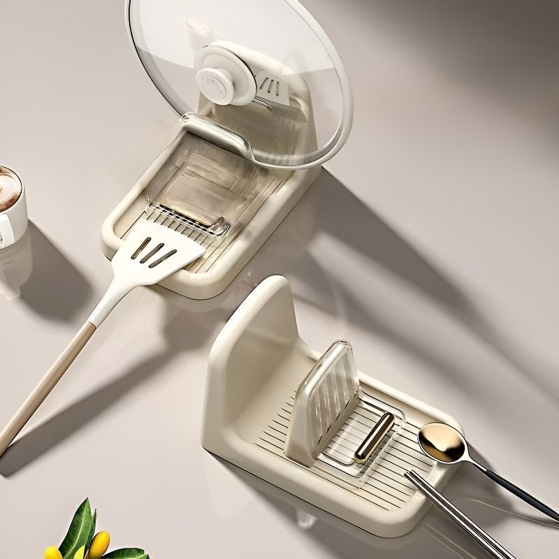 ที่วางฝาหม้อ ที่จัดระเบียบห้องครัว