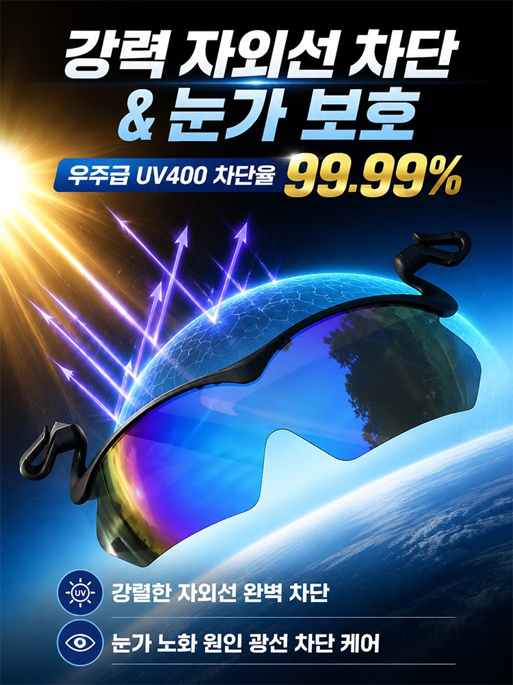 【미국 연구개발·제조】조절 가능한 모자 클립 선글라스