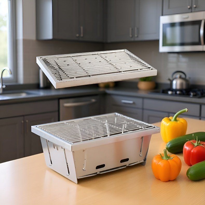 屋外用折りたたみ式バーベキューグリル