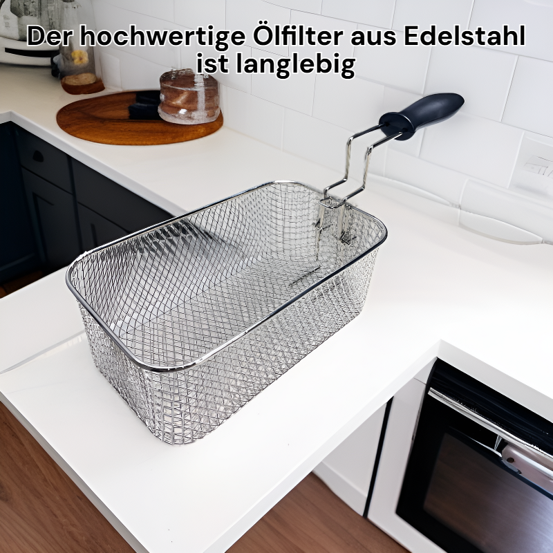 Haushalts-Frittier-Sieb, Ölfilter, Küchen-Fritteusenkorb