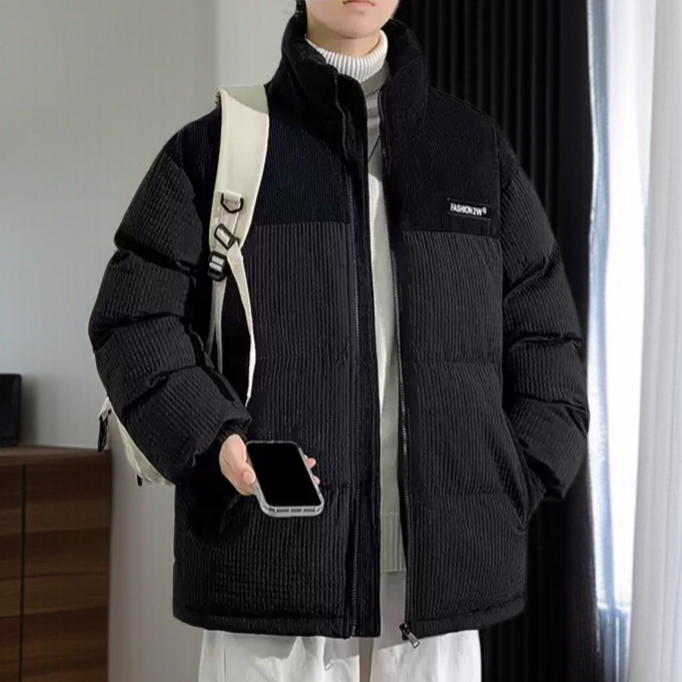 커플 패딩 가을 겨울 기모 차이나 베이커리 패딩 남녀 패션 프린트 패딩