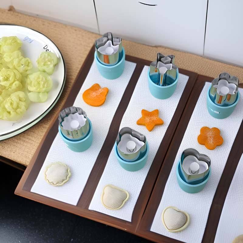 多機能ステンレス製ワンタンプレスカッター