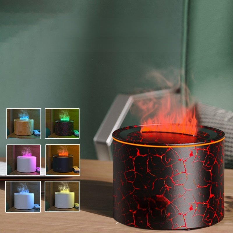 Colorful Flame Simulation Humidifier