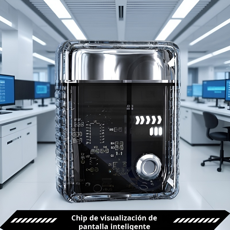 Mini afeitadora portátil transparente tipo hielo