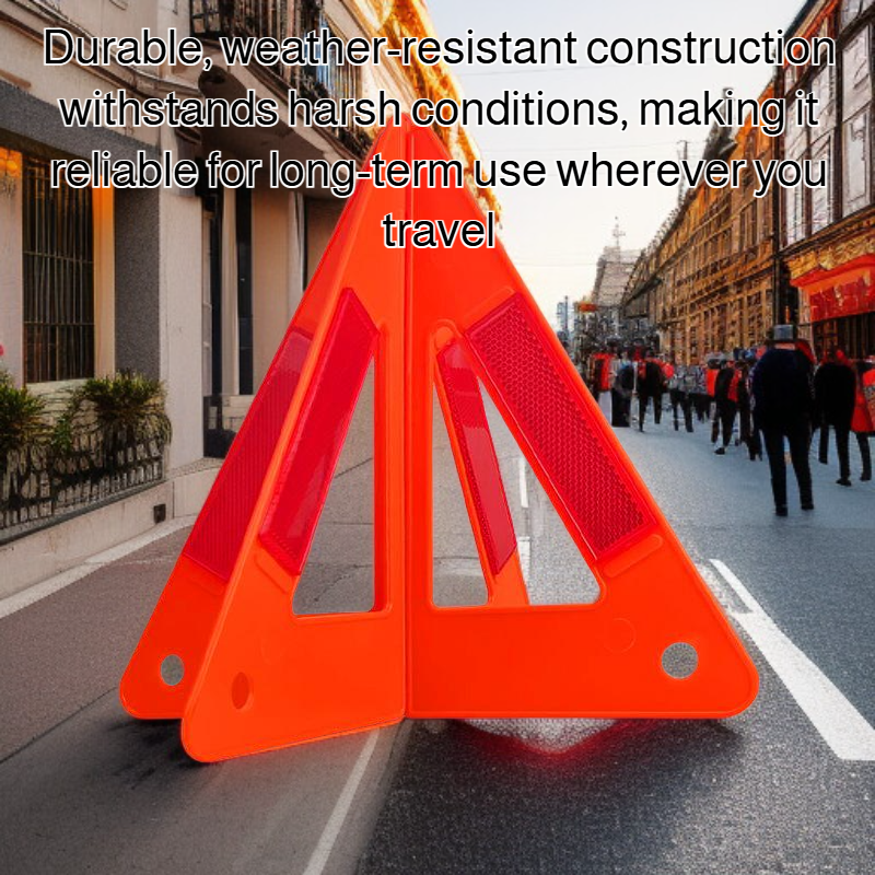 Car tripod warning sign