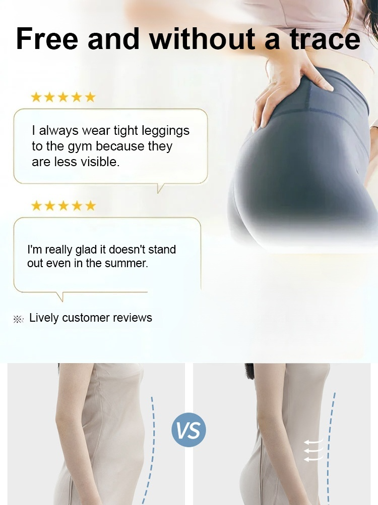 Double-Layer Slimming Lace Seamless Shapewear Panties