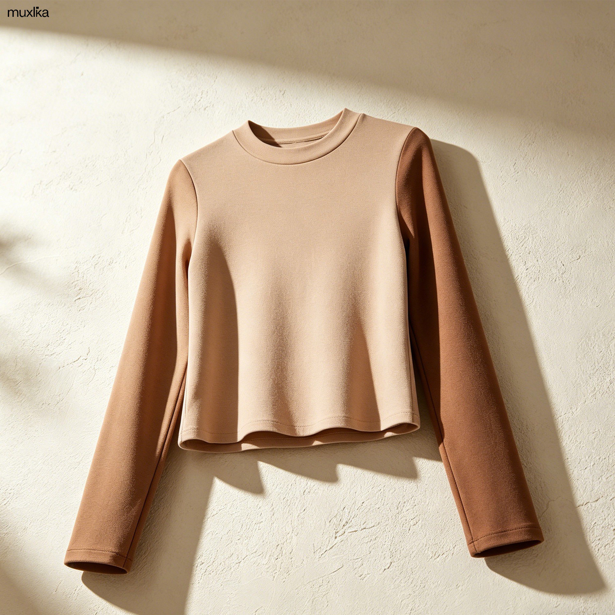 ゆったりとしたカジュアルな長袖トップス