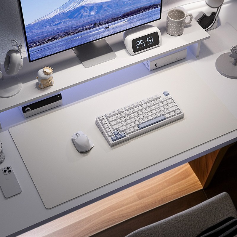  PU 가죽 데스크패드 방수 마우스패드 사무용 책상매트