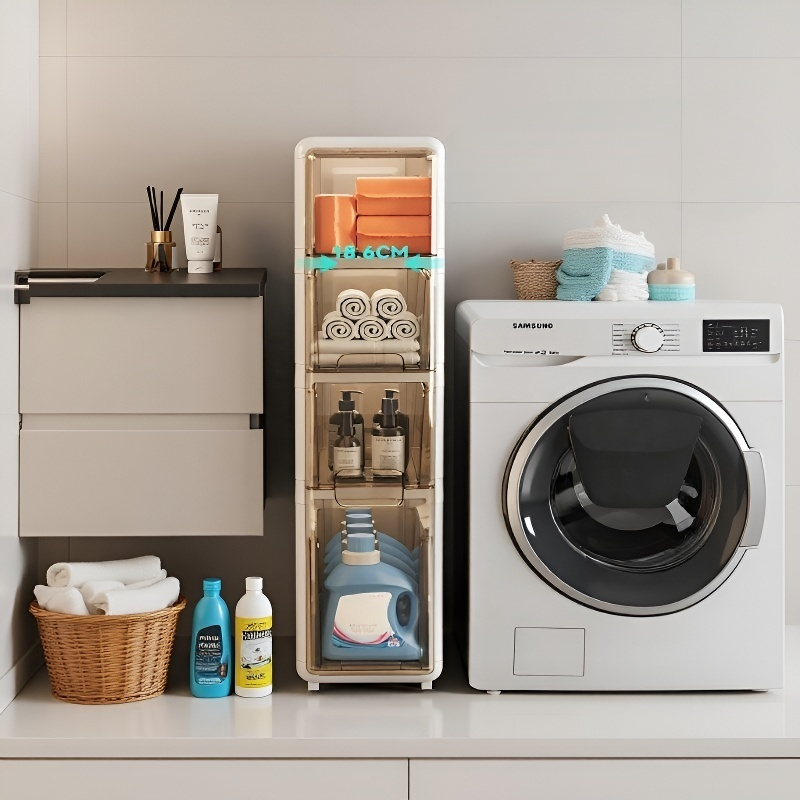 Wasserdichter, breiter Aufbewahrungsschrank mit Schubladen für Kleidung und Kleinteile