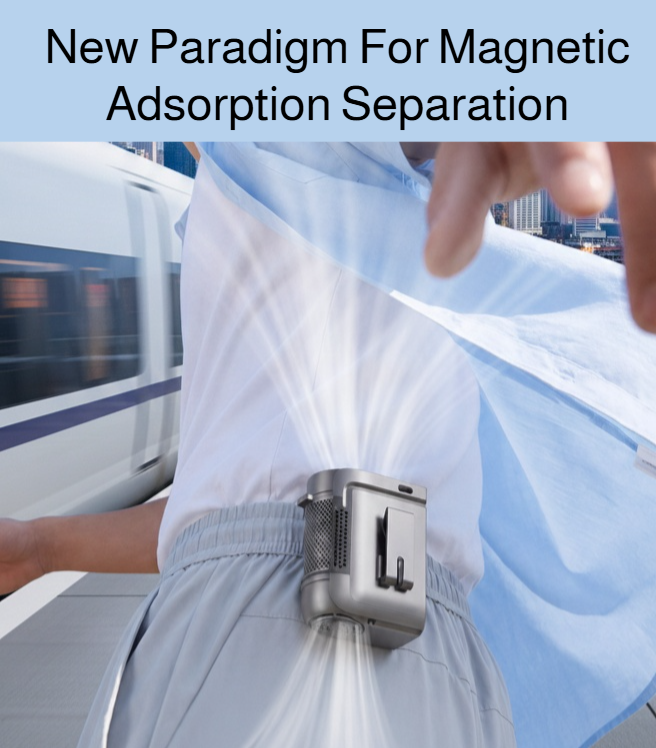 Portable Waist Clip Fan attached to jeans for hands-free cooling