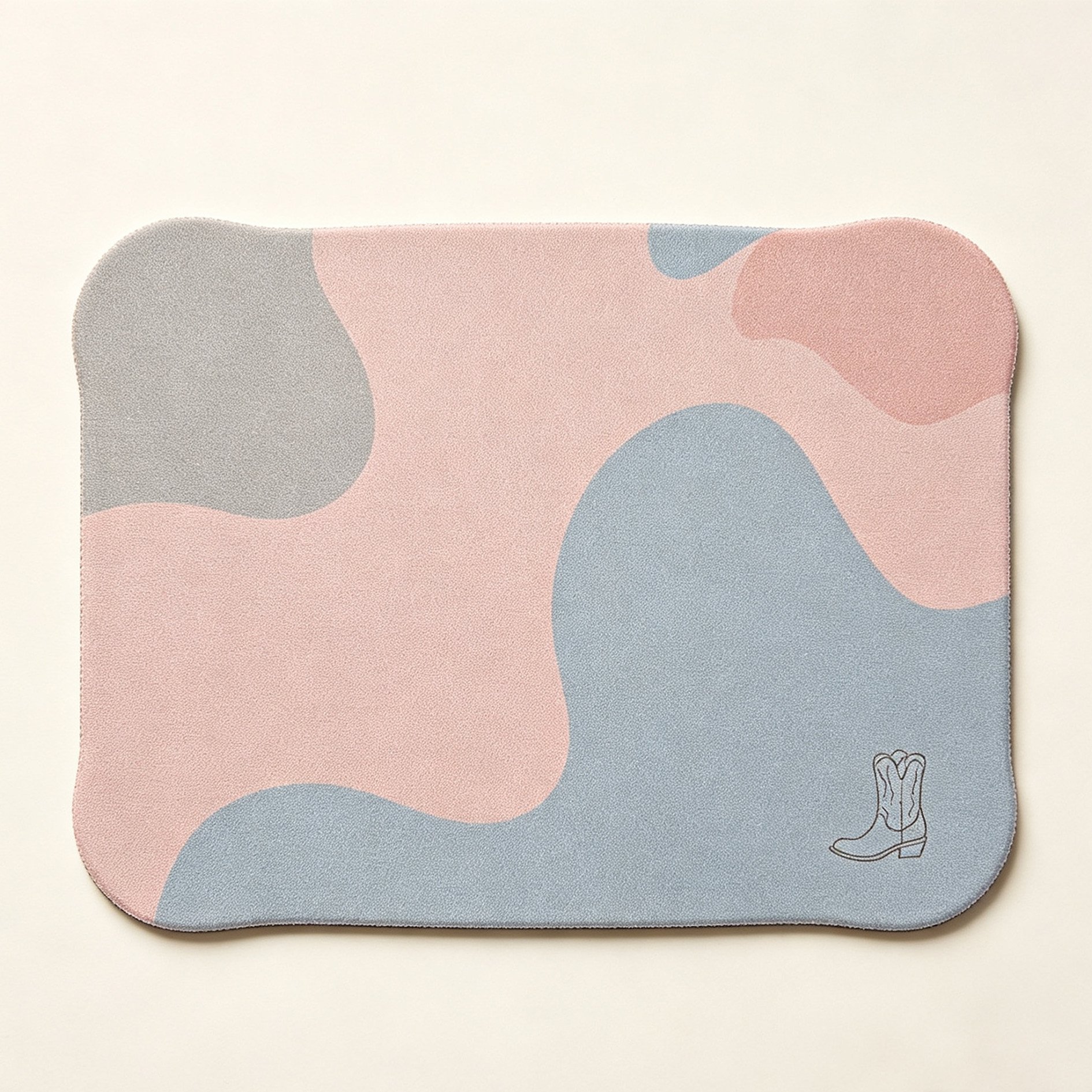 Soft matte denim anti-slip mat