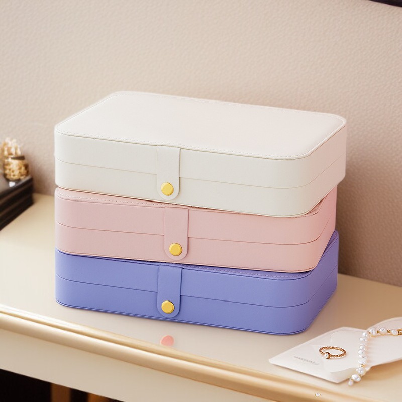 ミニジュエリーボックス ポータブル 小型ボックス 小型ジュエリー収納 ジュエリーボックス ジュエリー収納 ジュエリーボックス 小物ボックス リング イヤリングボックス 旅行 出張