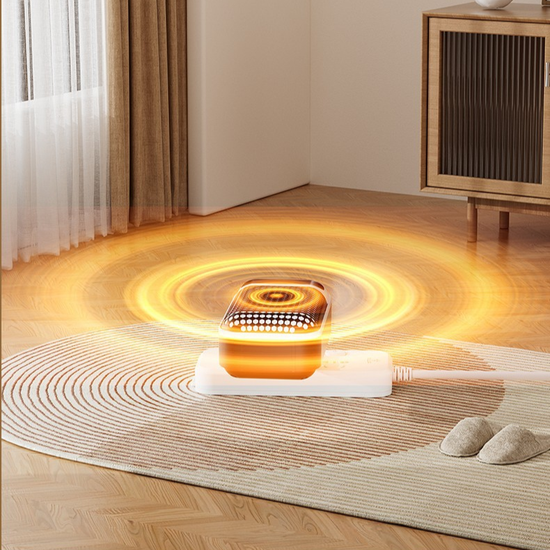 Mini Wall-Mounted Electric Heater for Home, Portable Energy-Saving Fan Heater