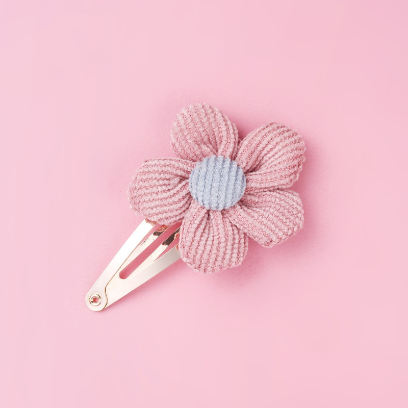 手作りフラワーヘアクリップ