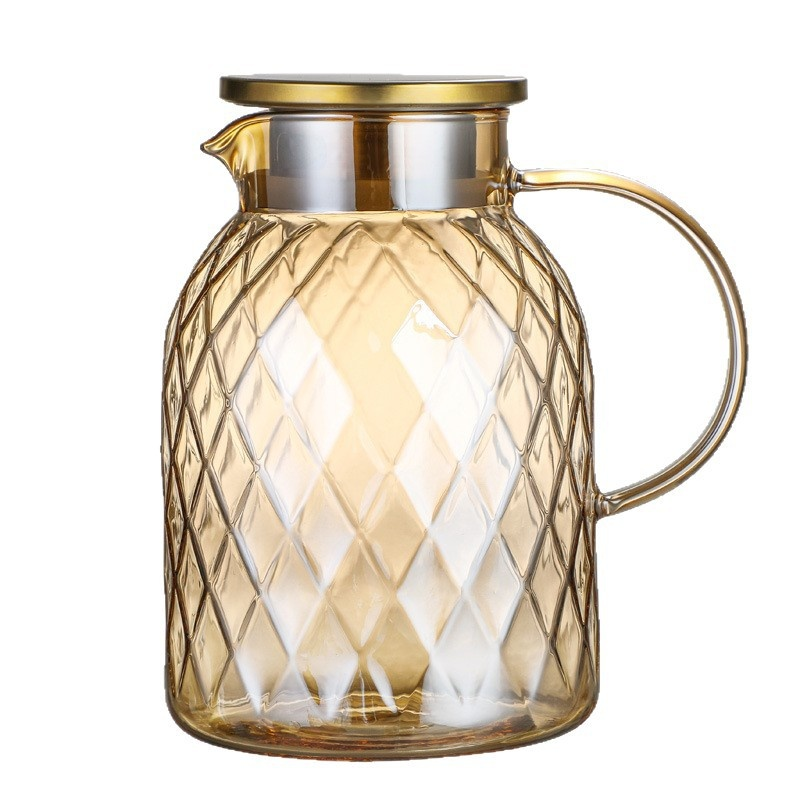 家用耐熱高硼硅玻璃涼白開水壺