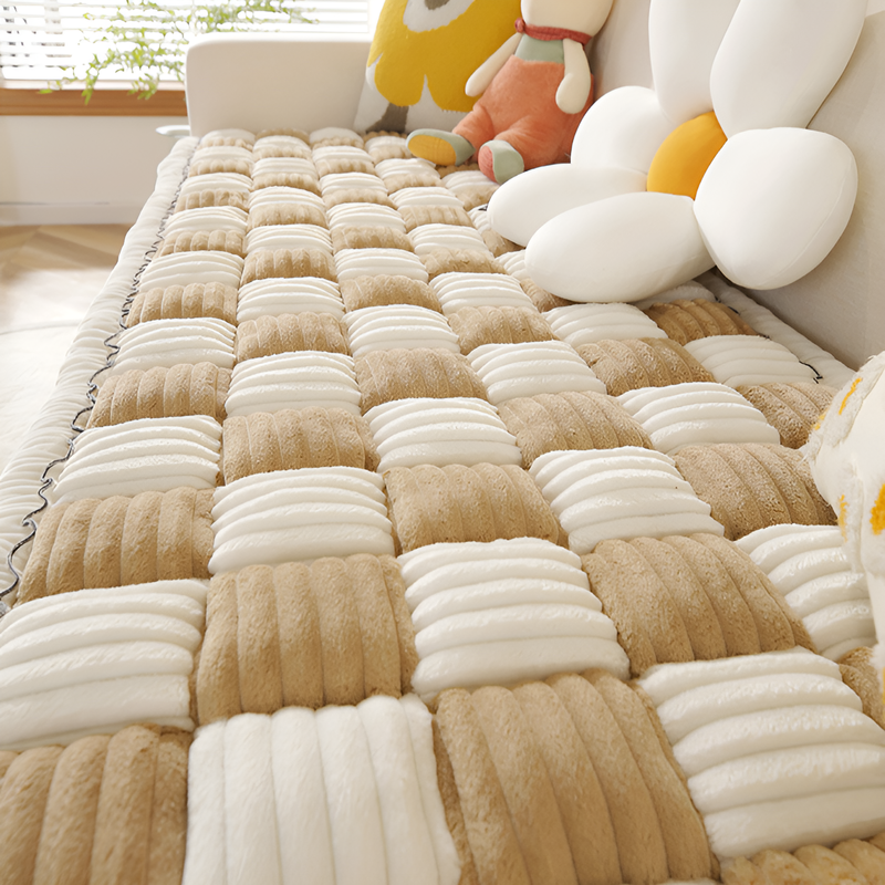 厚手防滑絨毛沙發墊