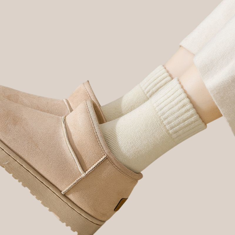 Calcetines gruesos y cálidos de felpa para mujer