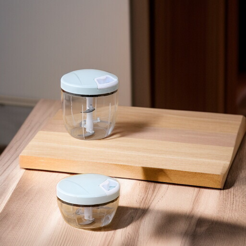 마늘 믹서로 다진 마늘 결과물