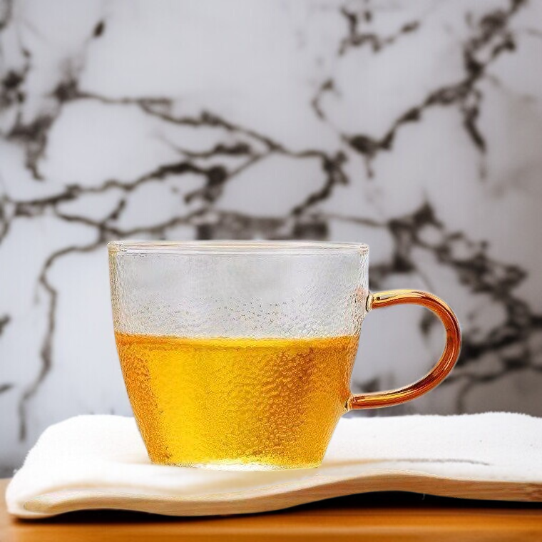 強化耐熱ハンマーガラス製カップ