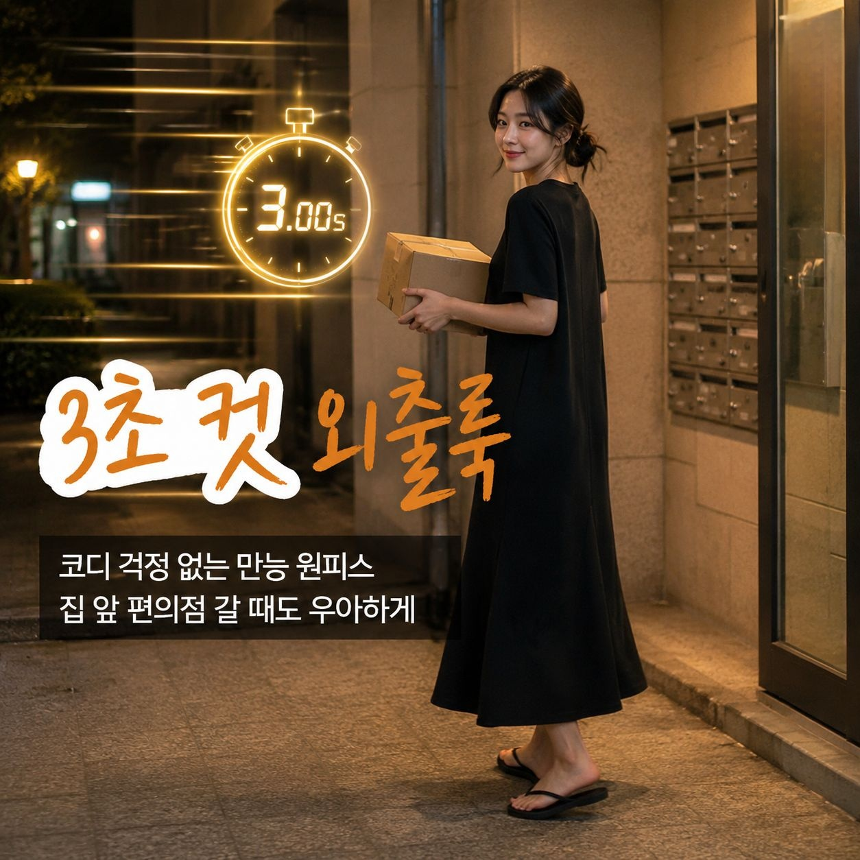 통통녀 슬림핏 무릎 아래 루즈핏 미니 스커트