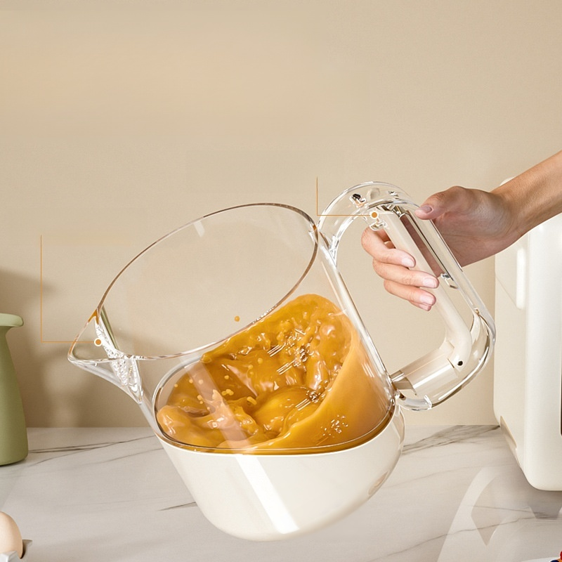 Household Multi-Purpose Semi-Automatic Egg Beater Cream Whisking Dough Mixing Cup