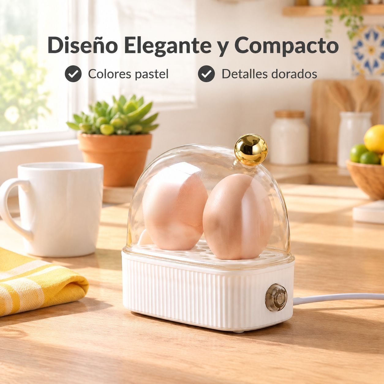 Regalo creativo: mini vaporizador de huevos con temporizador