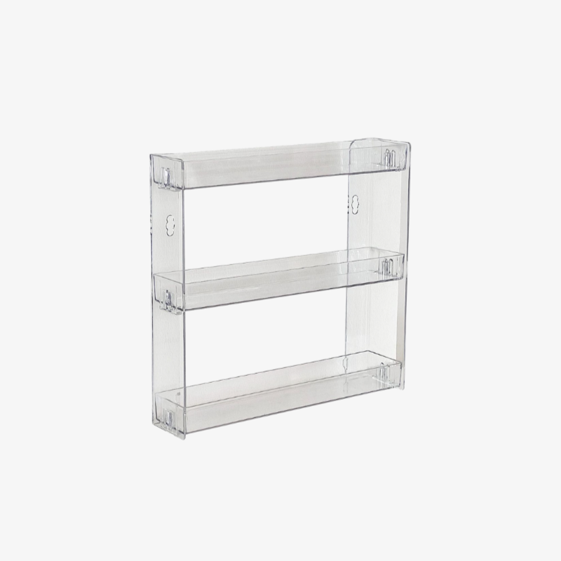 アクリル壁掛け多層透明厚手化粧品置物ホームパンチフリーバスルーム収納ラック