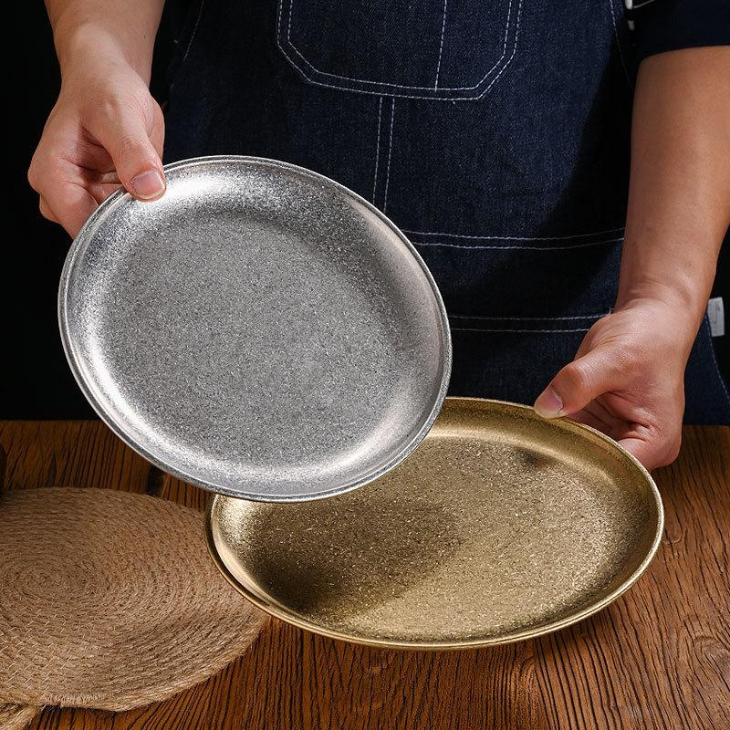 Round Stainless Steel Tray