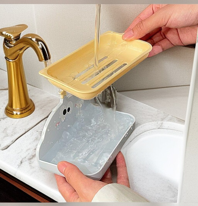 防潮雙層肥皂盒瀝水設計細節