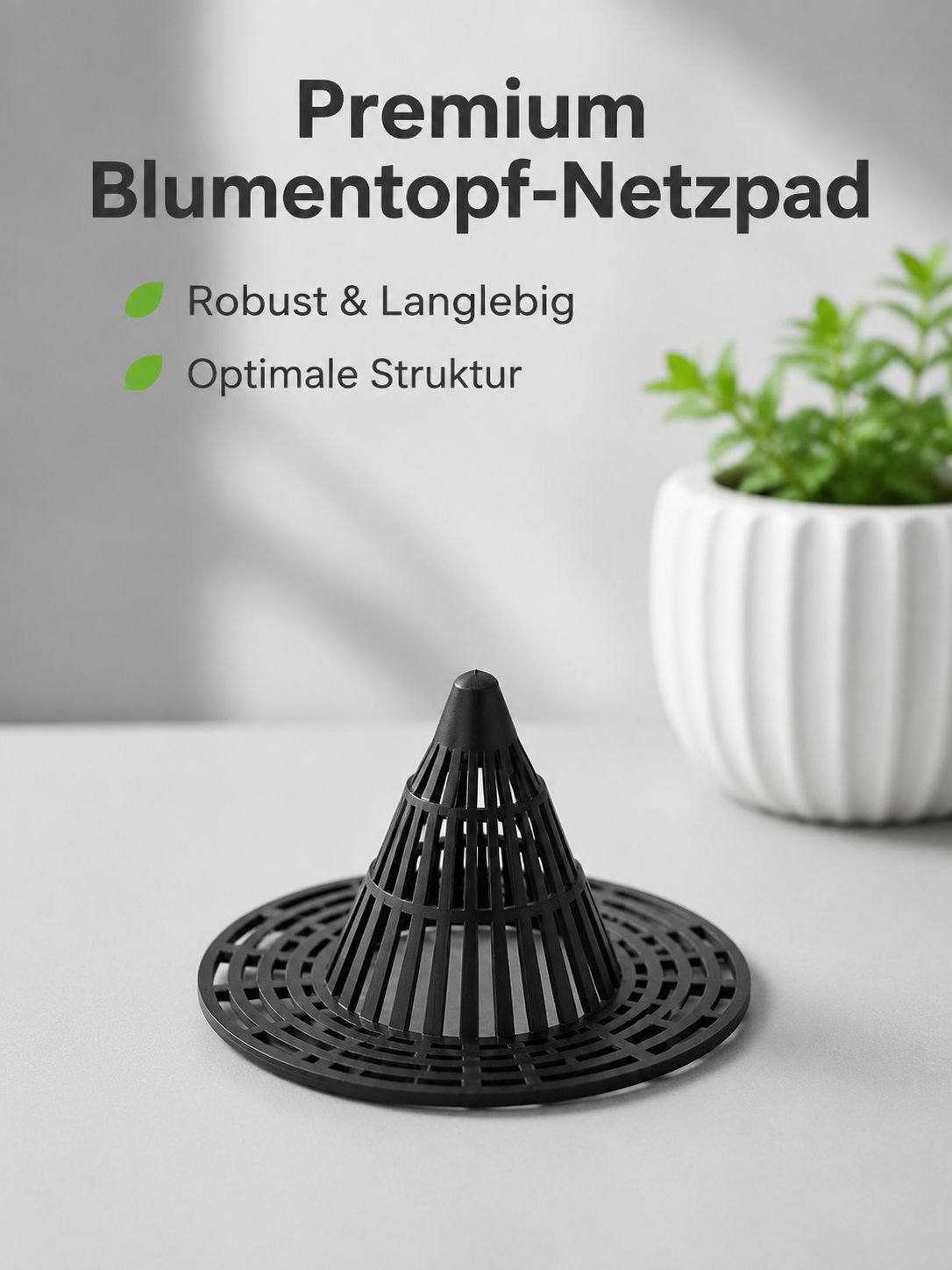 Atmungsaktive Anti-Fäulnis-Blumentopf-Abflussmatte