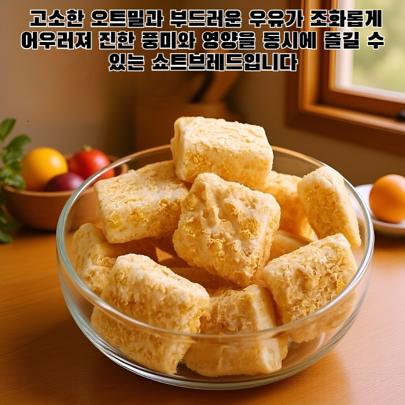 밀크 오트밀 쇼트브레드